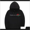 Kläder Apparel Drop Leverans 2021 Höst Vinter Hoodies Mens Sweatshirts Rose Broderi Bomull Män Kvinnor Långärmad Oversize Hoody S-2X