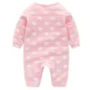 Cute Baby Boy Girl Pagliaccetti Bambini Primavera Autunno Dot Born Vestiti 210429