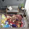 Carpets Anime Girls Floor Rug Beautiful Doormats 3D Print Lovely Kawaii Mats For Bedroom Living Room Carpet Home Decor
