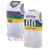 Mens Custom DIY Design personnalisé maillots de basket-ball de l'équipe de cou rond Hommes uniformes de sport couture et impression n'importe quel nom et numéro Couture blanc