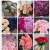 25 stks / partij Kunstbloemen Rose Peony Flower Woondecoratie Bruiloft Bruidsboeket Bloem Hoge kwaliteit 9 kleuren 211108