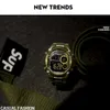 Smael Watch Men Waterproof Led Sports s Shock Resist Relogio Masculino Sport Watch Black Gold 1707 Men Digital Watches Bracciale Q0524