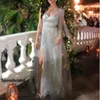 Elegante zeemeermin prom jurken boho vestido de novia sirena sexy open rug lovertjes kant slanke bruid gloons00031