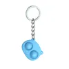 Panda Kształt Push Pops Bubble Sensory Toy Keychain Fidget for Autyzm Squishy Stres reliever Zabawki 0212