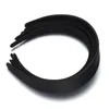 5 STKS 1.5 / 2 / 2.5 / 3/4 CM Zwarte Stof Plastic Wijd Hoofdbanden Bezel voor DIY Sieraden Maken Accessoires Haarband Basisinstelling Bevindingen 1500 V2