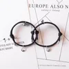 Pararmband En högtidlig kärlek Legeringen justerbara magnetiska suggåvor för älskare Fashion Women Jewelry Link Chain