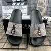 Fashion Mens Womens Scuffs Summer Sandals Slipper Beach Slide Nice Look Slippers Ladies Comfort Home Office Shoes Print Rubber Flowers Bee 36-46 With Box