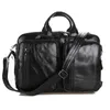 حقيبة متعددة الوظائف الأزياء جلد طبيعي هايت الجودة الرجال 15 "محمول حمل حقيبة يد حقيبة الأعمال حقيبة