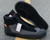 블레이저 신발 스튜디오 중반 냉증 사신 맞춤 망 스니커즈 협업 블랙 콘 블랙 화이트 디자이너