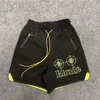 Rhude Neon Target Shorts Summer Drawstring Zipper Men Hip Hop Skatebaords Short PantsON2D