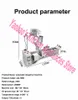 Brödtillverkare Automatisk kommersiell Donut Machine Single Row Auto Donut Maker Electric Fry Intelligent Control Panel 2500W Phil22