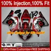 Body Injectievorm voor Suzuki GSXR-750 GSXR 750CC 600CC 750 600 CC 2004 2005 43 NO.29 GSXR600 GSXR750 K4 04 05 GSXR-600 GSX-R750 2004-2005 OEM Fairing Kit Zwart Glanzend