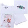 Streetwear T Shirt Homens Moda Cool Mahjong Chinês Kanji Imprimir Designer dos homens Camisetas O-pescoço Casual Hip Hop Oversized Tees 210527