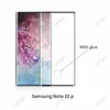 Fallvänligt 3D 10D Curved Temperat glas för Samsung S21 S21Plus S21ULTRA S8 S9 S10 Plus Not 9 10 Plus S20 Plus S20 Ultra Not20 Note20Plus med detaljhandelspaket