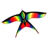 Hot Sell Rainbow Kite For Kids Delta Nylon Toys S Barn Flyglinje Weifang Bird Factory I Y0616