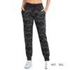 Coração de algodão feminino Sweatpants Elastic Cintura Jogger Workout Calças movimentando-se com bolsos - 29 polegadas