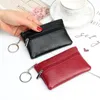 Мини кошелек монета кошелек кожаный держатель для карточки женские ключ держатель zip кошелек сумка сумка сумка