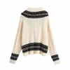 ZA femmes automne hiver chaud Cardigans à manches longues dames pull Cardigans doux toucher tricot col en V Chic hauts 210602