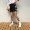 Summer shorts simples casuais confortáveis ​​soltas esportes senhoras calças de cintura alta moda harajuku fundos femininos