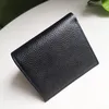 BOBAO Wallets Short Style For Man Leather Purses Wallet Mens Card Holder Fabric Folding Craftsmanship184z