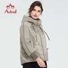 Astrid printemps manteau femmes Outwear tendance veste courte Parkas mode décontractée femme haute qualité chaud mince coton ZM-8601 210916