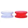 Smoking Accessories plastic smoke grinder Transparent visible grinders crusher 53mm bong 2 layer