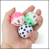 Cat Toys Supplies Pet Home Garden Hollow Plastic Colourf Ball Toy con pequeña campana Lovable Voice Interactive Tinkle Puppy Playing Lle10583