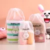 PE Travel Cosmetic Bag Transparent Waterproof Women Shoes Storage Bag Portable Cartoons Toiletry Wash Beauty Kit Storage Pouch