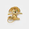 Amorita Boutique Design Golden Lion Brosches