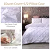 Solid Nordic Simple Multi-Color White Black Bedding Sets Queen King Size 220x240 150x210 Duvet Cover Set Bedclothes Quilt Cover