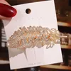 Pince diamant plume pince à cheveux Barrettes mode argent or coiffure épingle à cheveux pinces à ressort épingle à cheveux pour femmes filles