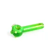 Latest Colorful Cool Liquid Glitter Sparkle Filled Pyrex Thick Glass Smoking Tube Handpipe Portable Handmade Dry Herb Tobacco Oil Rigs Filter Bong Hand Pipes DHL