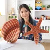 Sea Shell Starfish Conch Soft Stuffed Cushions Sleep Pillows Home Decor Sofa Bed Cushion SeaShell Kids Plush Toys Gift coussin 211203