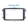 Car Stereo Frame 2din na 2002 2003 2004 2004 Mercedes Benz C Class W203 DVD Playel Panel Zestawy Stereo Audio Dash Caszyna płyta