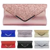 Femmes Lady Sacs à main élégants Glitter enveloppe d'embrayage Sac à main Soirée Soirée cadeau Petits s pour le luxe