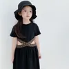 Sommer Ankunft Mädchen Mode Kleid Kinder Koreanische Design Kleider Kinder Kleidung 210528