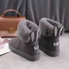 Frauen Winter Stiefel Damen Weibliche Marke Mode Faulenzer Casual Leder Designer Luxus Knöchel Pelz Stiefel Schuhe Frau Schnee Stiefel whqfc wenshet