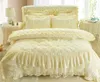 Conjuntos de cama colecas coreanas princesa cama saia 1,8 m quatro pedaço de renda multili peça d-80