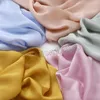 Trendy Design Seide Satin Hijabs Schals Hohe Qualität Crinkle-Plain-Punkt-Spot Hijabs-Tücher