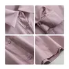 Silk de cetim vintage camisas femininas liso casual solto trabalho desgaste manga comprida blusas mulheres mais tamanho chiffon chique elegante tops 210416
