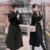 Women's Wool Women's & Blends Autumn Female Coats Overcoat Oversized Capes Coat Winter Cloak Parka Women Jacket Elegant Tweed Outerwear