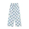 Biggorange Plaid Pants Women Hippie Harajuku Y2k Oversize Baggy Checked Trousers Streetwear Wide Leg Korean Fashion 211115