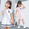 Girl's Dresses Dress For Girls Summer 2022 Short Sleeve Kids Sports Baby Girl Teenis Children Clothing Vestido 2 6 8 10 11 Years