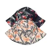 Casquette de pêcheur imprimée de fleurs, nouvelle mode d'été 2021, chapeau seau Panama réversible Gorro pour femmes et hommes