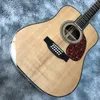 Guitare acoustique folk 12 cordes D45, moule 41 pouces, bois d'épicéa massif