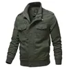 Jaqueta Militar Homens Bomber Jaqueta de Algodão Aurumn Inverno Homens Outerwear Casual Homens Jackes Homens Casacos Mens Roupas M-6Xl 211025