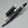 Kampanj Högkvalitativ skrivning Pen Black eller Sliver Roller Ballpoint Fountain Pens Stationery Office School Supplies With Serial 5555203