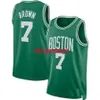 Jaylen Brown #7 Green Diamond Swingman Jersey Bordado Basketball Jersey XS-5XL 6XL