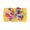 Bébé bébé en nylon fleur nœud papillon bandeau enfants élastique bandeau de cheveux enfants floral noeud doux chapeaux bandeaux