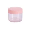 Caja de contenedor de cera de plástico de color rosa, azul, negro, vacía, 10g, 15g, 20g, frasco pequeño de viaje, bote cosmético con tapa, crema facial, bálsamo labial, frascos